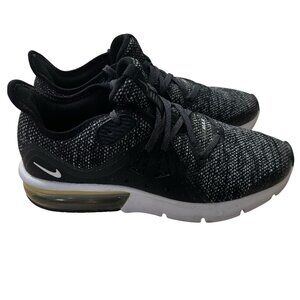 Nike Boys Air Max Sequent 3 922884-001 Black Running Shoes Sneakers Size 4.5Y